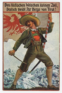 Postkarte, Tirol, Propagandakarte