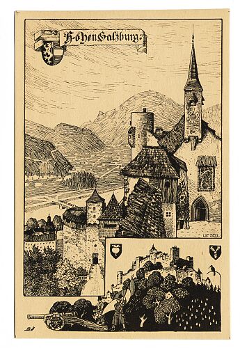 Postkarte Ulf Seidl Salzburg