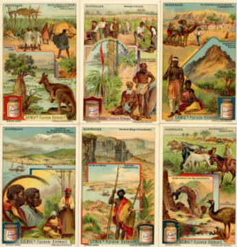 australien Liebig Sammelbilder